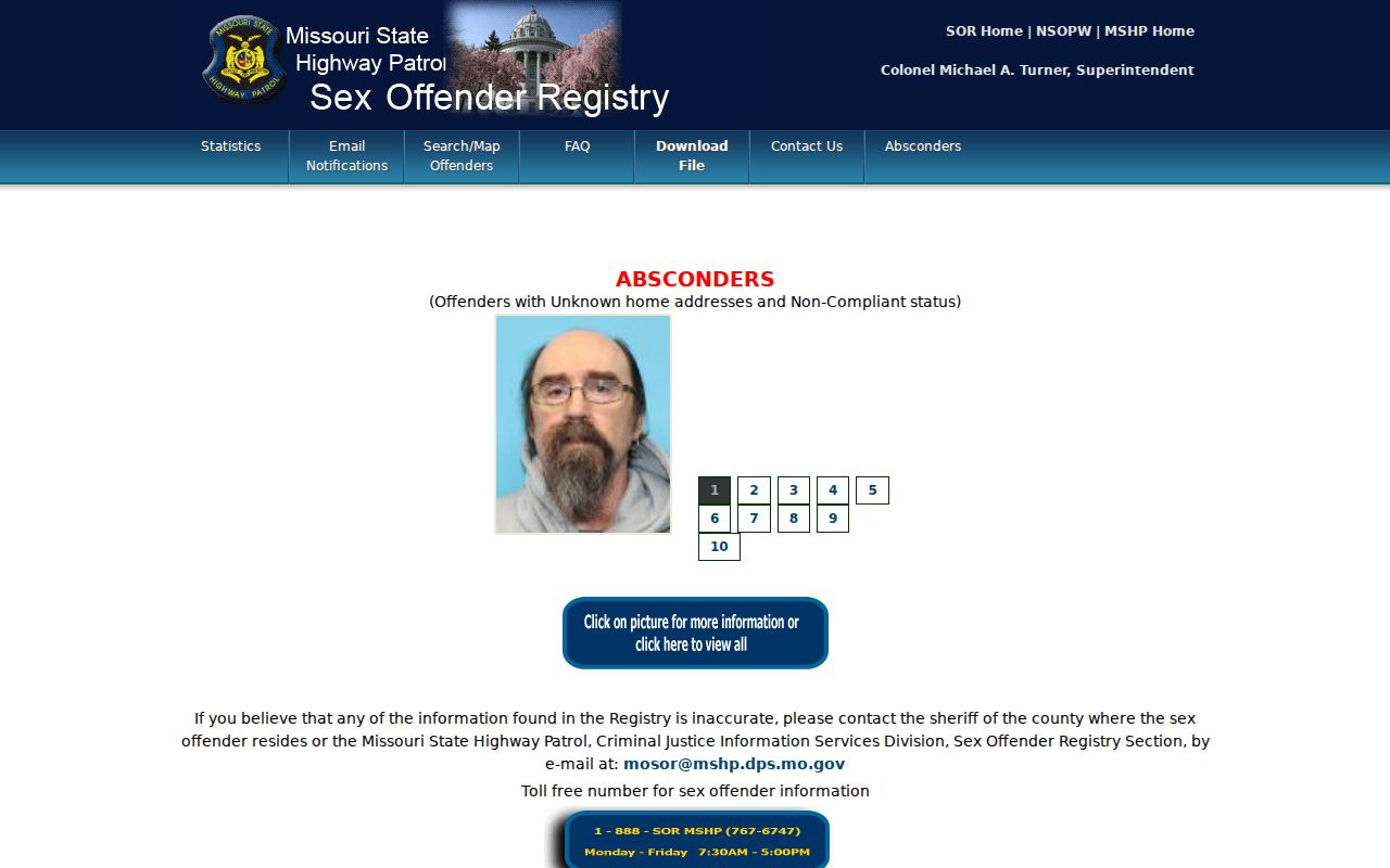 Wildwood resident lookup research showing Missouri registry name and location search controls